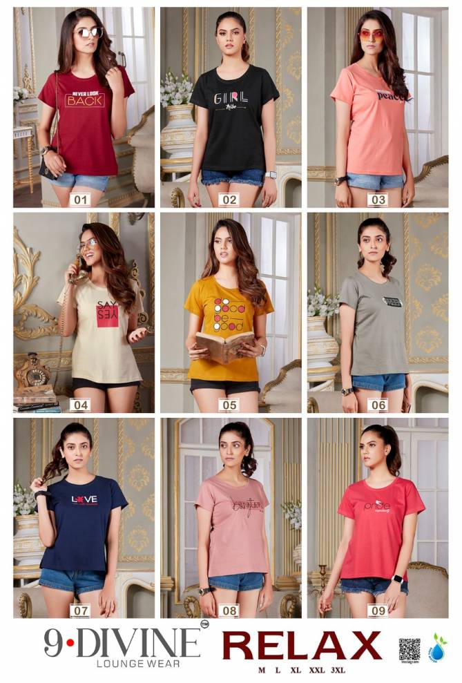 9 Divine Relax Latest Fancy Daily Wear Ladies Top Collection